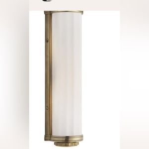 Set of 2 Lumens Milton Road Bath Light Vanity Sconces, Polished Nickel